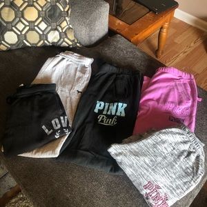 LOT 5 PINK by Victoria’s Secret sweatpants